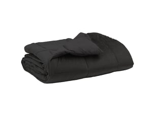 Duvet - couette complet toute l'année 260 x 220 cm 4 saisons anthracite