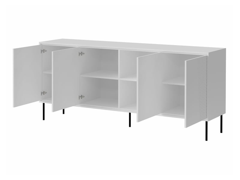 Buffet charlotte 208, stratifié, 87x200x45cm - Conforama C