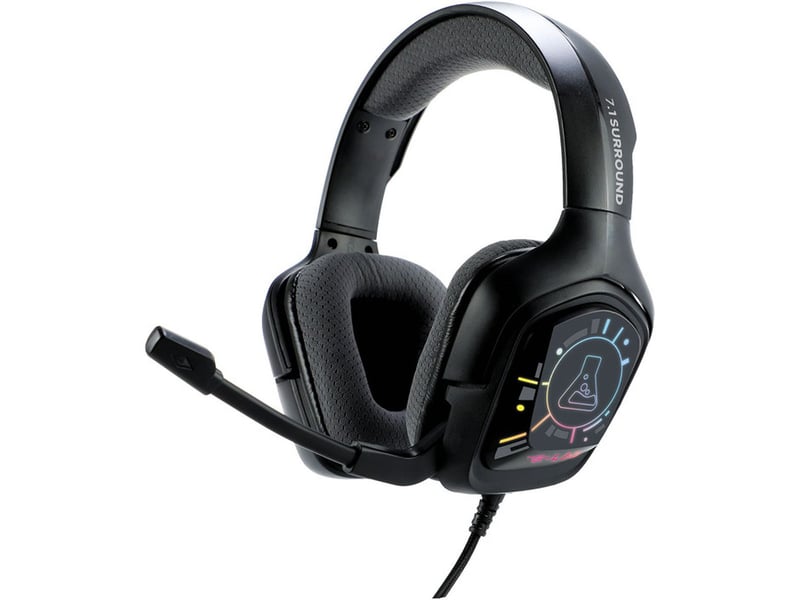 Casque gamer filaire - the g-lab - korp cobalt 7.1 - son 7.1 surround - usb - rgb  - Conforama A