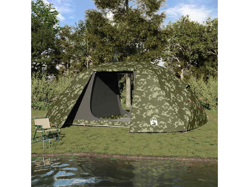 Tente de pêche, tente de camping 514x465x187 cm polyester et fibre de verre shl83473 - Conforama B