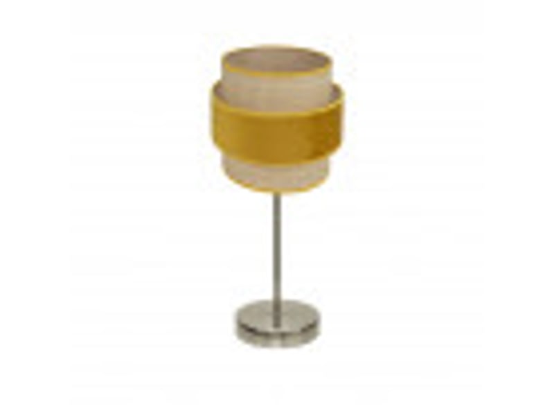  Lampe à poser fabrilamp reyes cuirnaturel-jaune 1 x e14 43 x 18 x 18 cm 177471050 - Conforama B