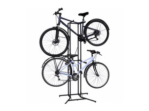 Porte-vélos vertika 4 vélos en métal noir 80 x 57,5 x 194,5 cm