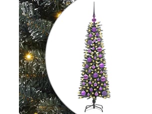 Sapin de noël - arbre de noël artificiel vert 120 cm pvc, plastique et acier