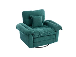 Fauteuil fixe pivotant <strong>BEAUNIV</strong> <strong></strong> Tissu vert vendu A l'unité