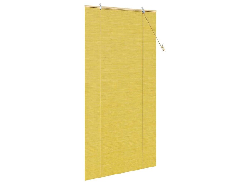 Store enrouleur, store à rouleau jaune 120 x 220 cm bambou cf45269 - Conforama D