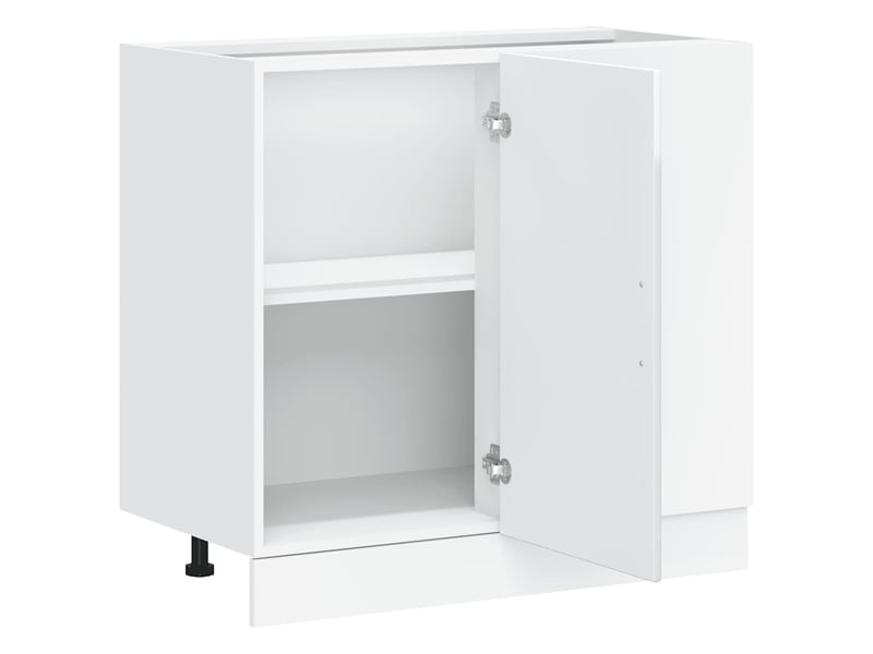 Meuble de rangement, meuble bas de cuisine bois d'ingénierie blanc brillant shl5001 - Conforama E
