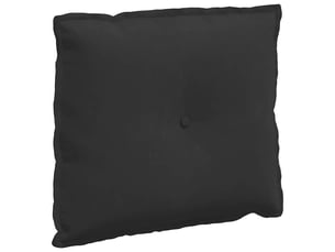 Coussin de dos, coussin de dossier noir 60 x 50 cm tissu en microfibre cf54847