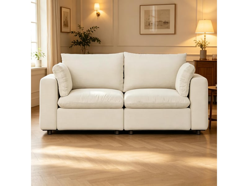  Canapé modulable, canapé de salon, design moderne, pour chambre, pour intérieur, mobilier pour espace de vie  - Conforama D