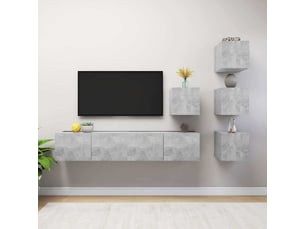 Meuble tv coloris gris  <strong></strong>  <strong></strong>