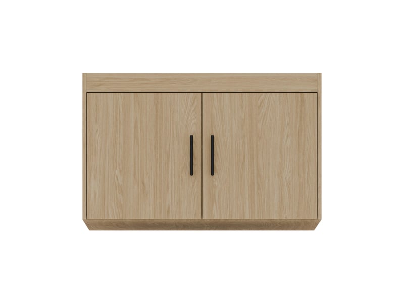  Surmeuble armoire storicos 2 portes chêne huilé 90x55x53 cm Storicos - Conforama D