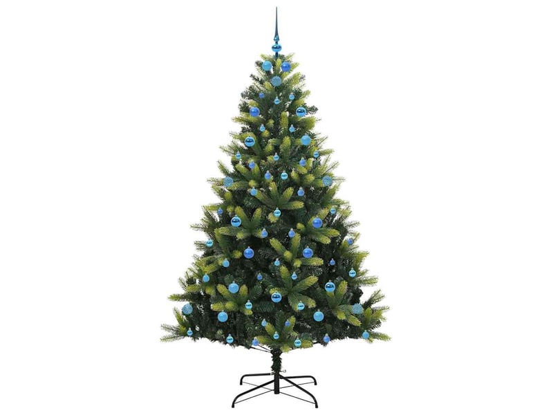  Sapin de noël, arbre de noël artificiel en silicone flexible 300 leds vert shl2547  - Conforama D
