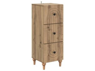 Armoire de rangement bureau, armoire à tiroirs 33 x 34.5 x 90 cm bois d'ingénierie shl7465
