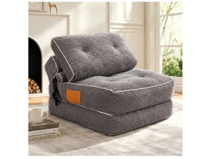 Deplimousse convertible 1 place <strong>DESMIU</strong> <strong></strong> gris