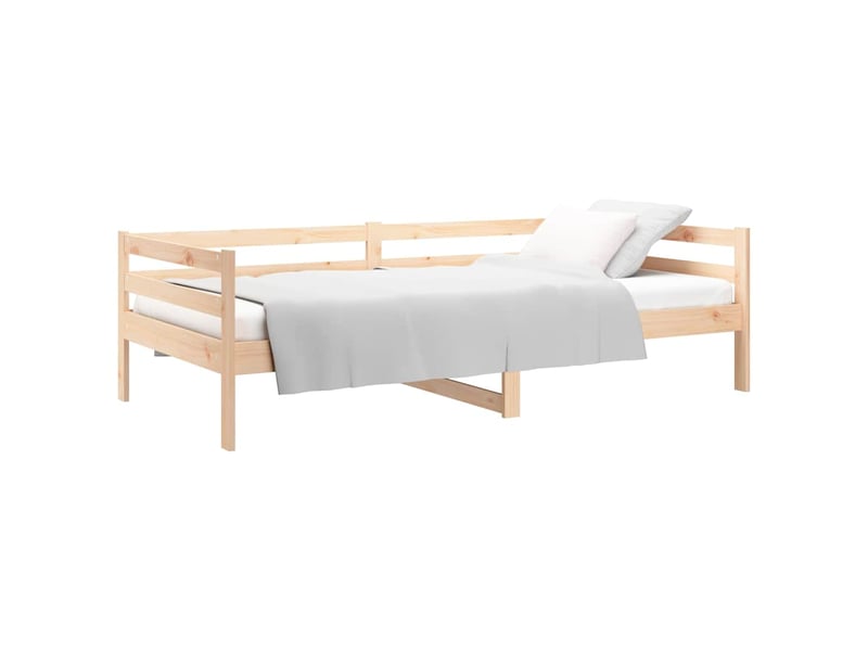  Lit simple- lit adulte -  lit de jour sans matelas 80x200 cm bois de pin massif  - Conforama B