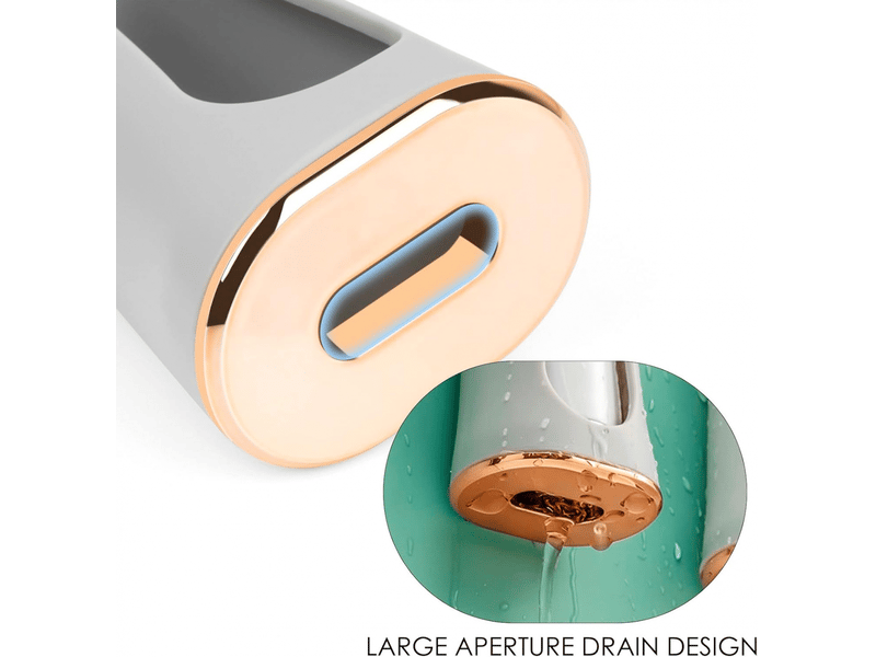  Lot de 2 supports muraux pour brosses à dents électriques, support de rangement pour brosses à dents électriques de salle de bain (gris)  - Conforama D