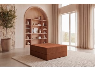Pouf / repose pied <strong>CASANOVA</strong> <strong></strong> marron
