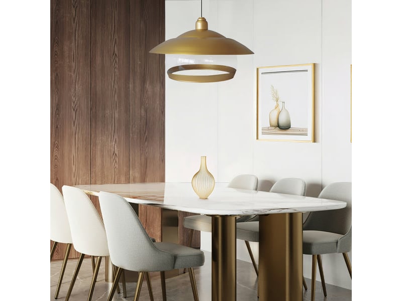  Suspension métal  globe brindisi or d37 cm 18792 - Conforama B