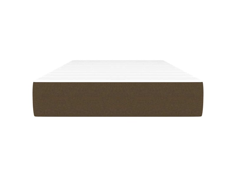 Matelas de lit à ressorts ensachés fermeté moyenne marron foncé 90x200x20 cm  - Conforama C