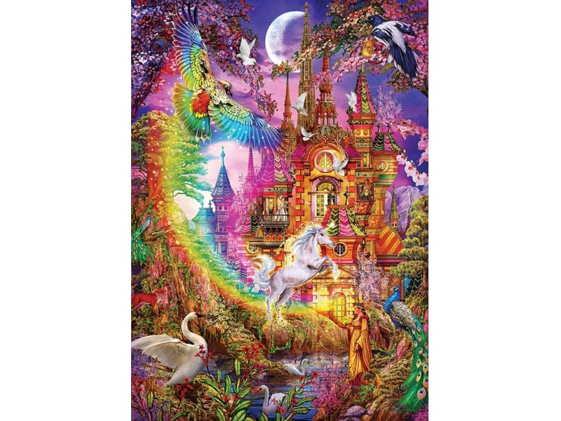  Puzzle rainbow castle - 500 pièces 5075 - Conforama A