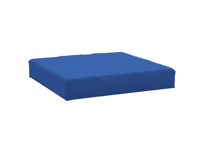  Lot de 2 coussins de palette, coussins de canapé bleu tissu oxford cf59518  - Conforama E