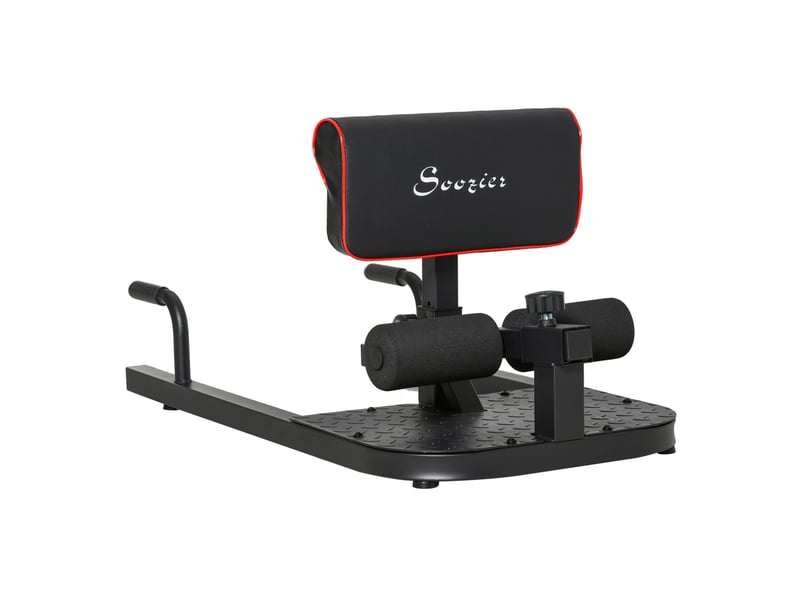  Appareil sissy squat 97x50 cm 3 en 1 réglable métal noir  - Conforama A
