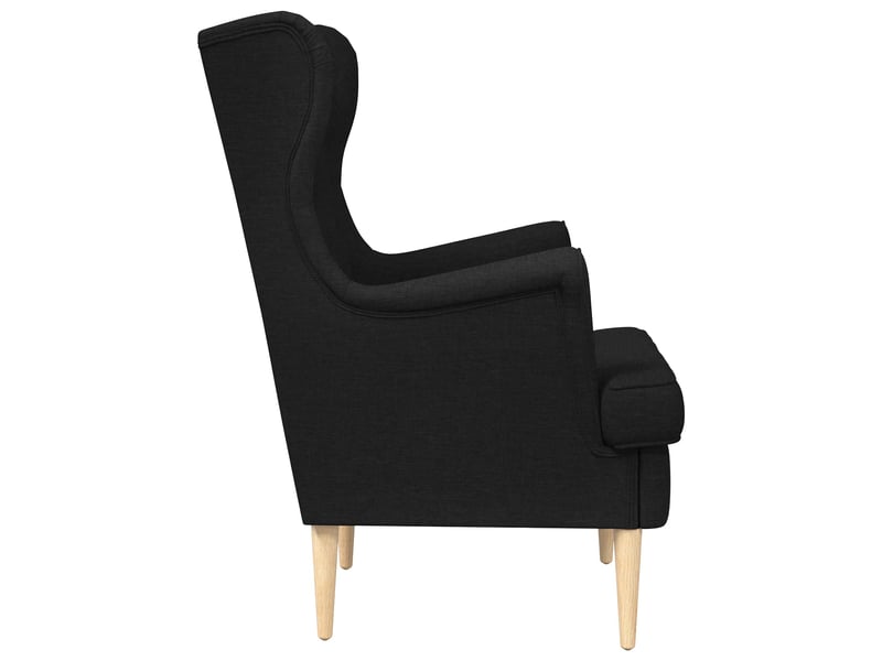 Vidaxl fauteuil noir tissu - Conforama E