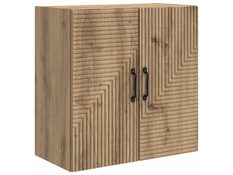  Armoire murale salon, meuble de rangement 59 x 31 x 60 cm bois d'ingénierie shl123  - Conforama A