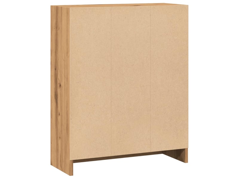  Bibliothèque, étagère de rangement chêne artisanal 60x24x76 cm bois d'ingénierie  - Conforama E