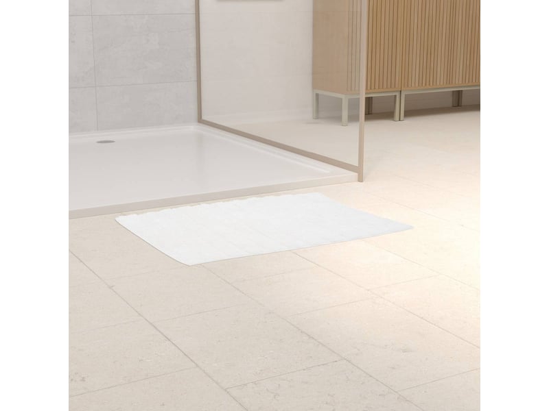  Tapis solis rectangulaire 50x75cm blanc SOLIS - Conforama B