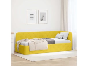 Lit simple 80x200 cm    coloris jaune