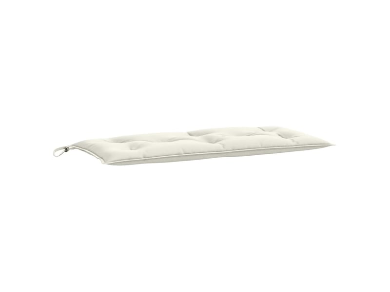  Lot de 2 coussins de banc de jardin, coussins d'assise crème mélangé tissu cf58653  - Conforama E