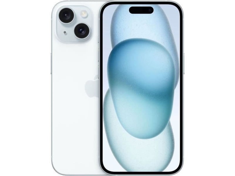  Smartphone iphone 15 128 go bleu 5g esim reconditionné  - Conforama A