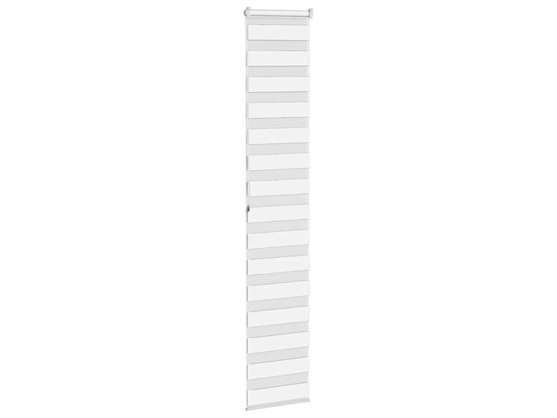 Store zèbre, store de fenêtre blanc 50x200 cm largeur du tissu 45,9 cm polyester cf48402 - Conforama D