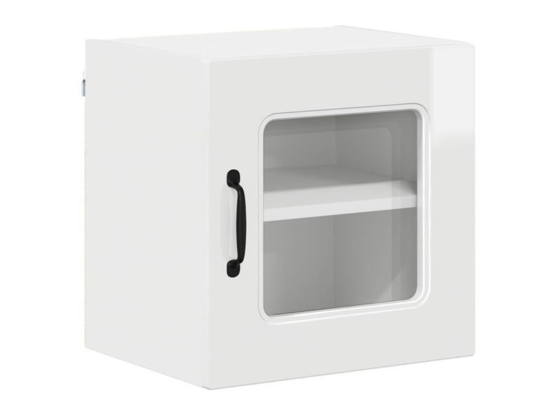  Meuble mural de cuisine | armoire de cuisine blanc brillant 40x31x40cm shl6849  - Conforama A