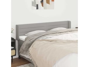 Tete de lit A poser largeur 183 cm <strong></strong> <strong></strong> argenté