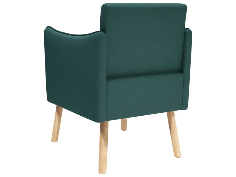  Vidaxl chaise d'appoint vert foncé tissu  - Conforama E