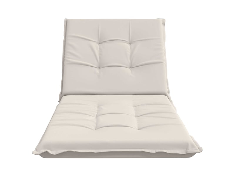  Coussin de transat, coussin pour bain de soleil gemert 100 % polyester blanc 190 x 80 x 9 cm cf56112  - Conforama D