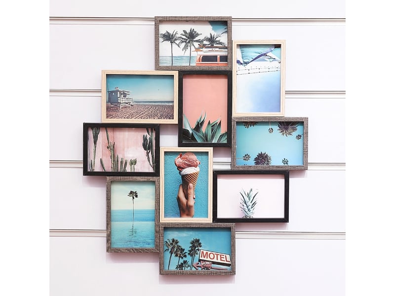  Cadres pour photos cadres pêle-mêle 10pcs 48x55cm  - Conforama C