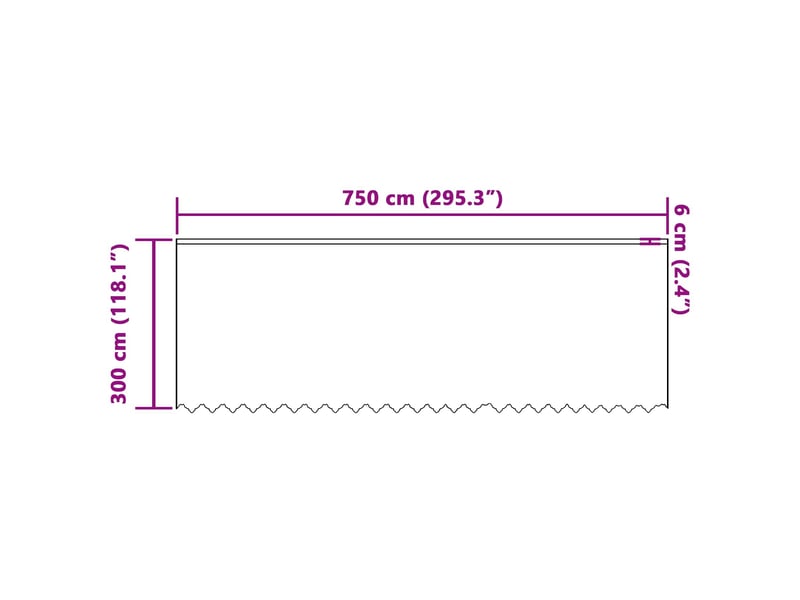 Rideau en dentelle, rideau ajouré, voilage blanc 300 x 750 cm polyester cf43806 - Conforama E