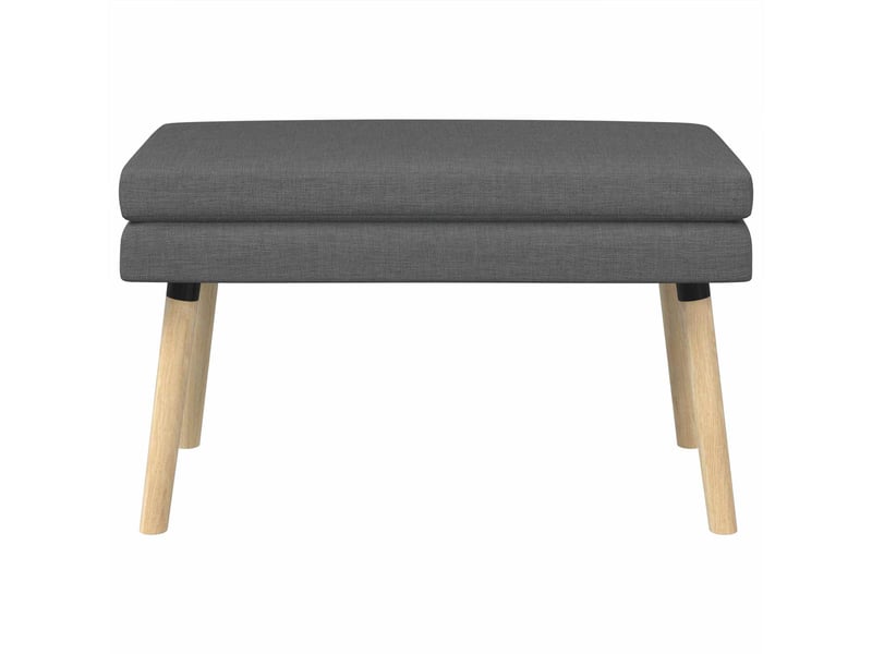  Banc d'entrée, banc à double couche gris foncé 80x40x47 cm tissu  - Conforama E