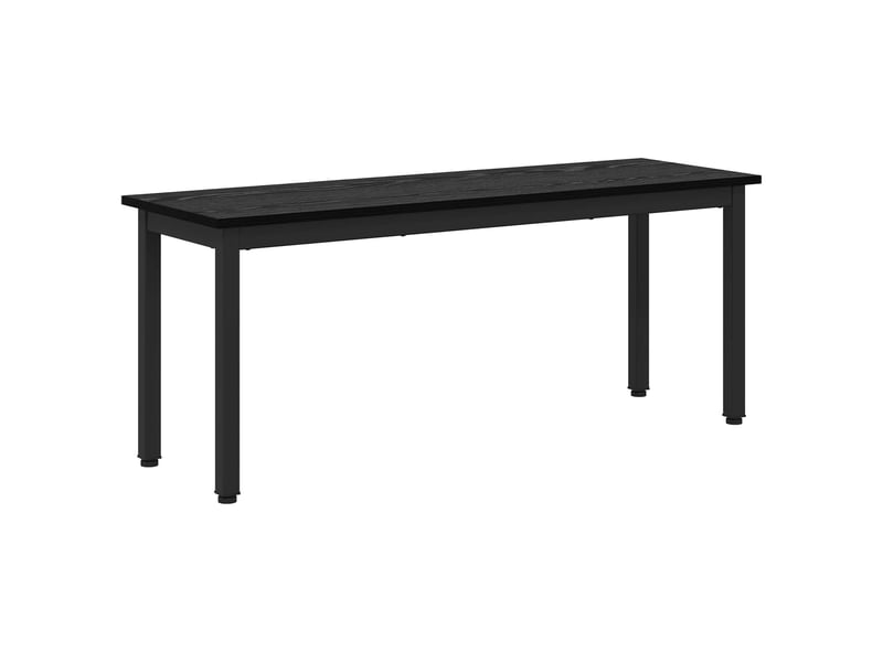  Banc d'entrée, banc d'intérieur chêne noir 110x35x45 cm bois d'ingénierie  - Conforama A