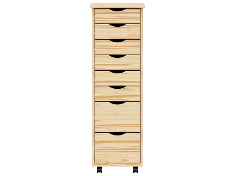  Caisson roulant de bureau avec tiroirs moss 34 x 39 x 103 cm  - Conforama E