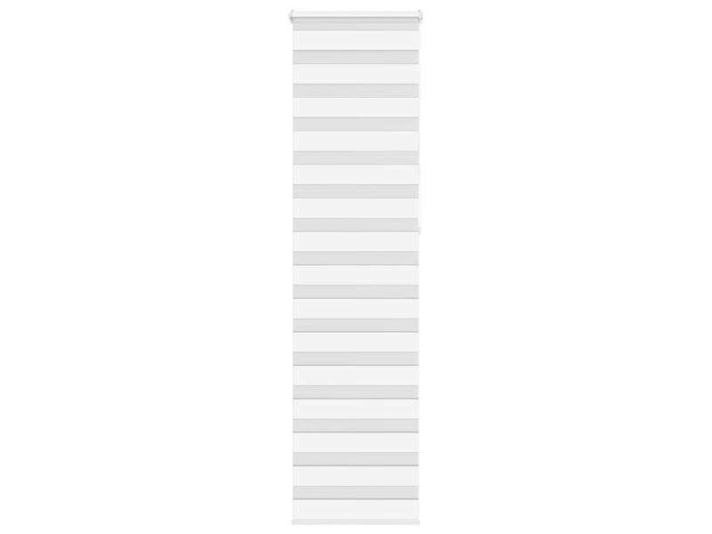 Store zèbre, store de fenêtre blanc 60x230 cm largeur du tissu 55,9 cm polyester cf48411 - Conforama B