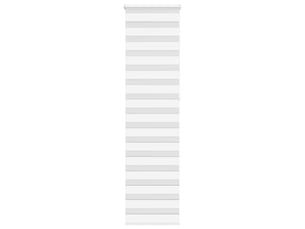 Store zèbre, store de fenêtre blanc 60x230 cm largeur du tissu 55,9 cm polyester cf48411