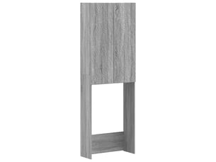 Armoire de toilette, meuble de toilette delft sonoma gris 66x25.5x190 cm