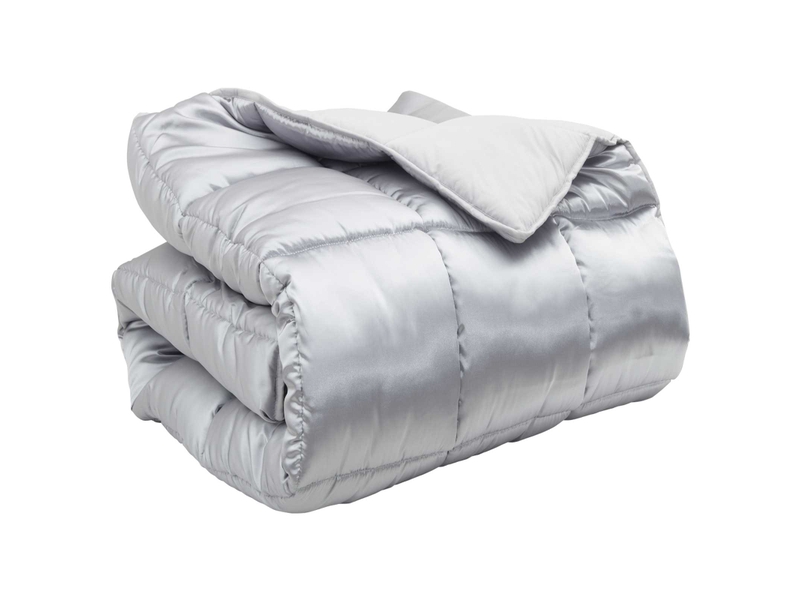  Duvet d'hiver - couette 220 x 260 cm 450 gm² argenté  - Conforama A