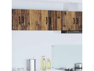 Meuble mural de cuisine, armoire de cuisine bois ancien 30x31x40cm