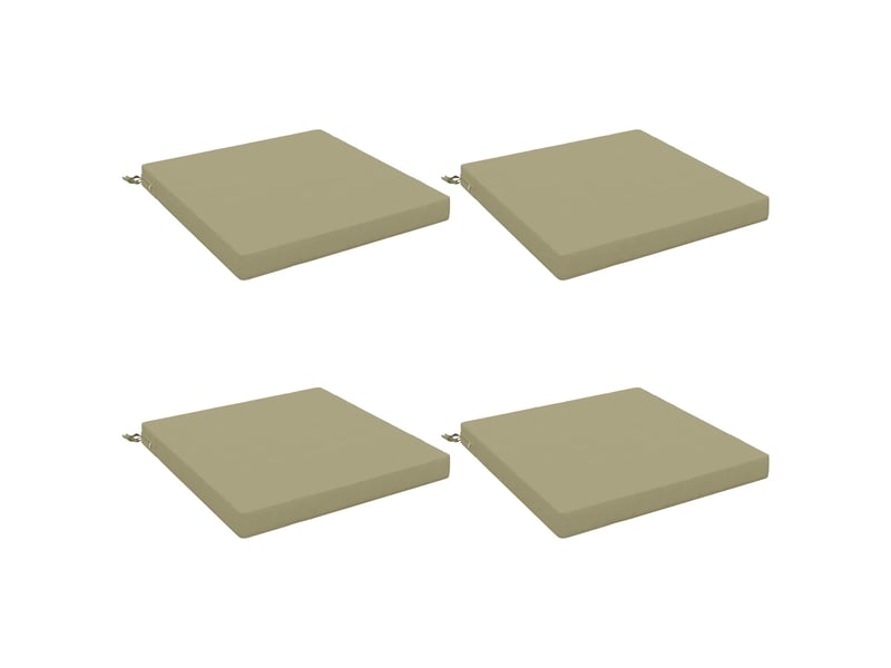  Lot de 4 coussins de siège, coussins d'assise soest 100 % polyester cf60190  - Conforama A
