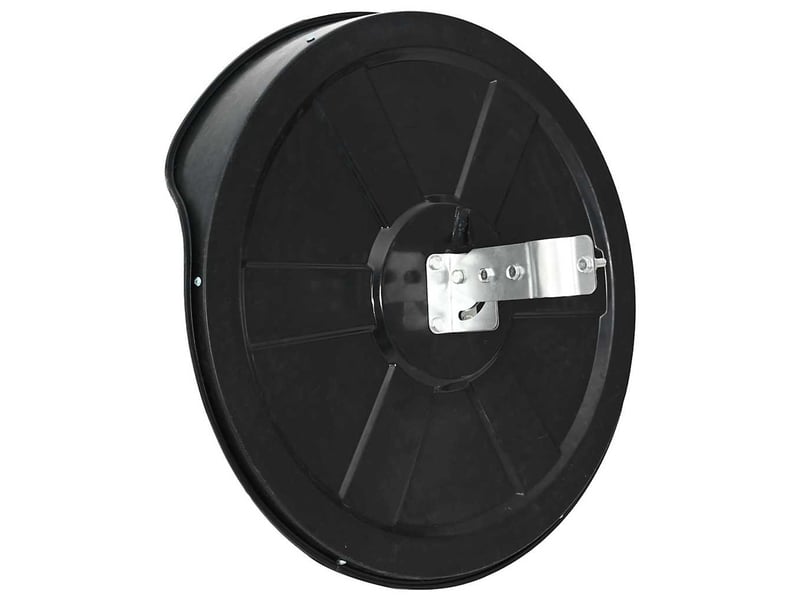  Miroir de circulation convexe extérieur noir ø 45 cm polycarbonate cf62694  - Conforama D