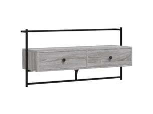Meuble tv coloris gris 100.5 cm <strong></strong>  <strong></strong>